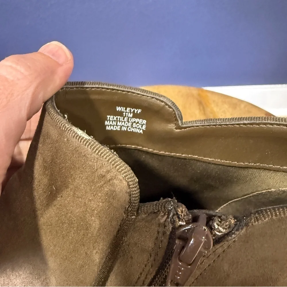 Style & Co for Macy's Taupe Wileyy Ankle Booties, Size 11